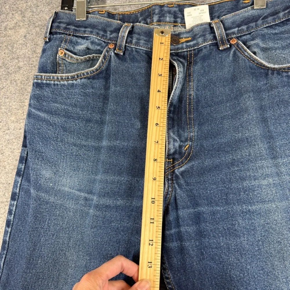 Vintage Levi’s 505 Orange Tab 90s Blue Straight Leg Jeans 36x30 Classic Denim - Picture 4 of 14
